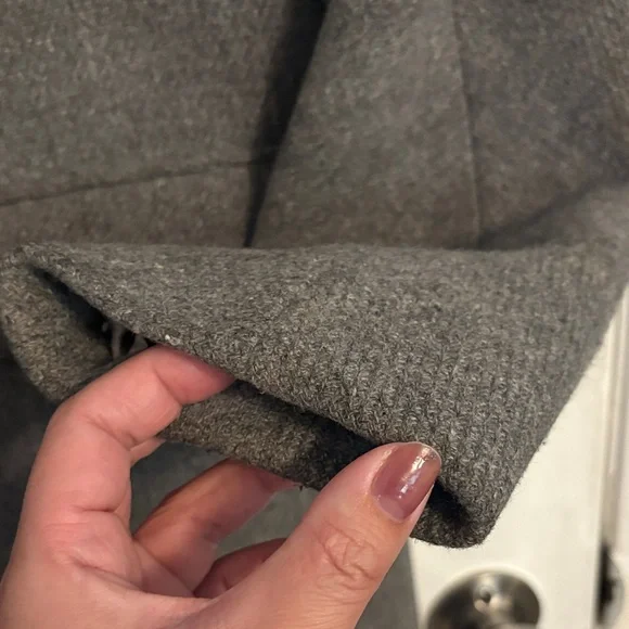 J. Crew High-Neck Funnel Neck Wool Coat - Picture 8 of 8